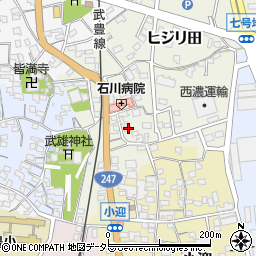 愛知県知多郡武豊町ヒジリ田81周辺の地図