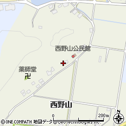 兵庫県赤穂郡上郡町西野山117周辺の地図