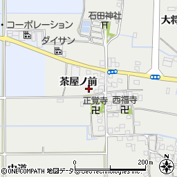 京都府八幡市岩田茶屋ノ前17周辺の地図
