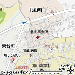 三重県亀山市北山町2周辺の地図