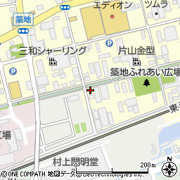 静岡県藤枝市築地623-3周辺の地図