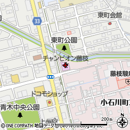 チャンピオンスイミング藤枝周辺の地図
