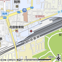 大阪府高槻市安満新町周辺の地図