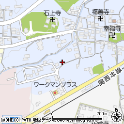 三重県亀山市和田町7周辺の地図