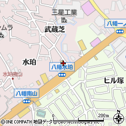 犬の家　京都・樟葉店周辺の地図