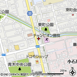 藤枝タクシー指定訪問介護事業所周辺の地図