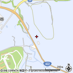 滋賀県甲賀市信楽町神山694-1周辺の地図