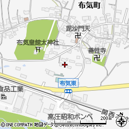 三重県亀山市布気町1675周辺の地図