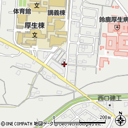 三重県鈴鹿市岸岡町1275-16周辺の地図