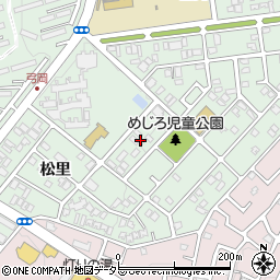 京都府八幡市男山松里2周辺の地図