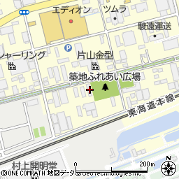 静岡県藤枝市築地629周辺の地図