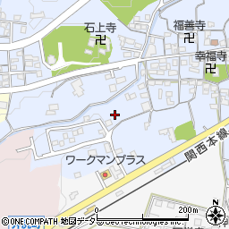 三重県亀山市和田町4周辺の地図