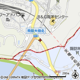 飛龍大橋周辺の地図