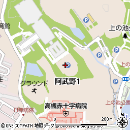 〒569-1045 大阪府高槻市阿武野の地図