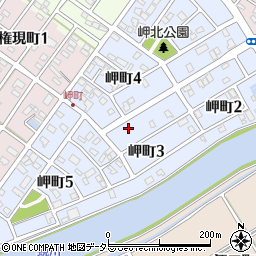 愛知県碧南市岬町周辺の地図