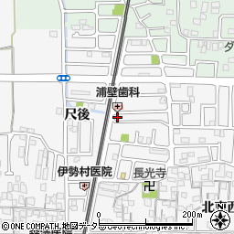 京都府城陽市寺田尺後周辺の地図