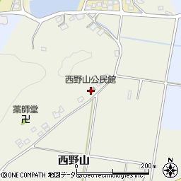 西野山公民館周辺の地図