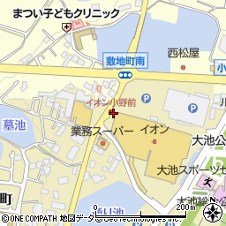 イオンペット　小野店周辺の地図