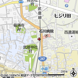 愛知県知多郡武豊町ヒジリ田25周辺の地図