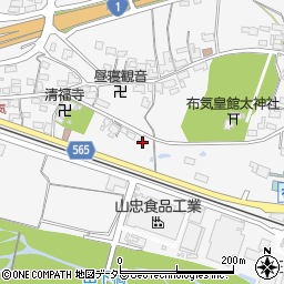 三重県亀山市布気町1494-1周辺の地図