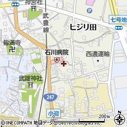 愛知県知多郡武豊町ヒジリ田73周辺の地図