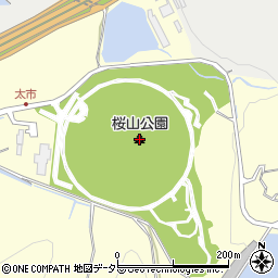 桜山公園周辺の地図