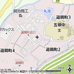 大阪府高槻市道鵜町3丁目10周辺の地図