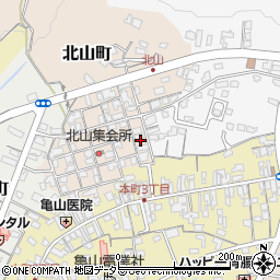 三重県亀山市北山町4周辺の地図