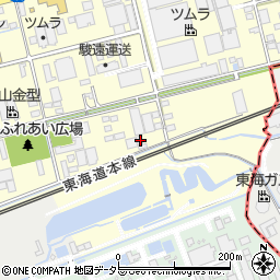 静岡県藤枝市築地650周辺の地図