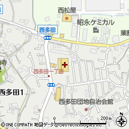 ホームセンターコーナン川西西多田店周辺の地図