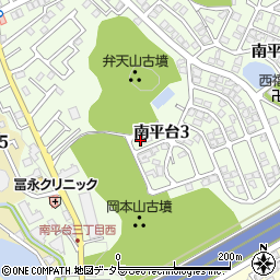 大阪府高槻市南平台3丁目周辺の地図