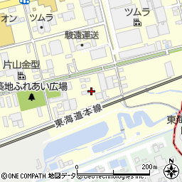 静岡県藤枝市築地643周辺の地図