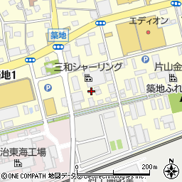 静岡県藤枝市築地674周辺の地図