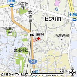 愛知県知多郡武豊町ヒジリ田23周辺の地図