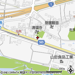 三重県亀山市布気町1516-1周辺の地図