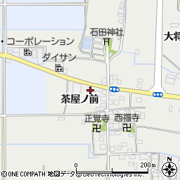 京都府八幡市岩田茶屋ノ前20-7周辺の地図