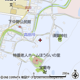 兵庫県赤穂郡上郡町中野1068周辺の地図