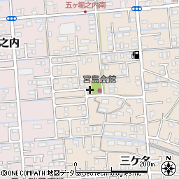 静岡県焼津市三ケ名647-24周辺の地図
