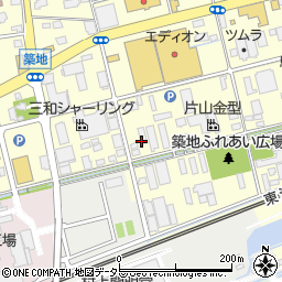 静岡県藤枝市築地621周辺の地図