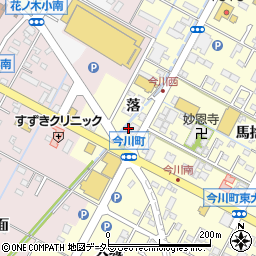 スズキ自販中部西尾店周辺の地図