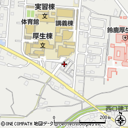 三重県鈴鹿市岸岡町1275-5周辺の地図