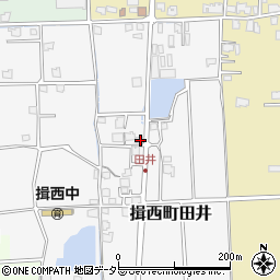 兵庫県たつの市揖西町田井118周辺の地図