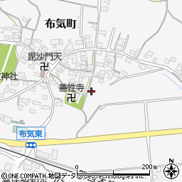 三重県亀山市布気町1709周辺の地図