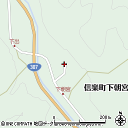 滋賀県甲賀市信楽町下朝宮464周辺の地図