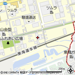 静岡県藤枝市築地645周辺の地図