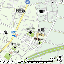 順成寺周辺の地図