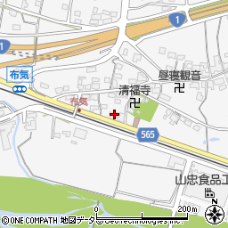 三重県亀山市布気町1521周辺の地図