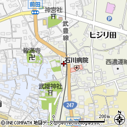 愛知県知多郡武豊町ヒジリ田33周辺の地図