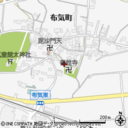 三重県亀山市布気町1691周辺の地図