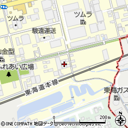 静岡県藤枝市築地646周辺の地図